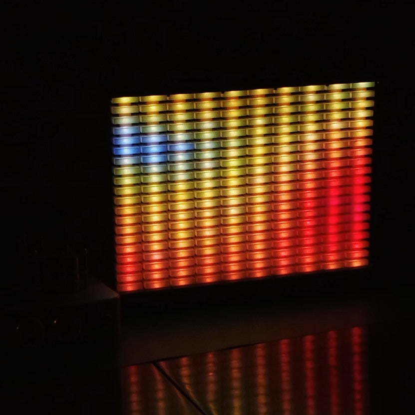 SA-10AUX: 10-Band LED Audio Spectrum Analyzer