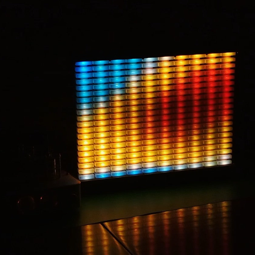 SA-10AUX: 10-Band LED Audio Spectrum Analyzer