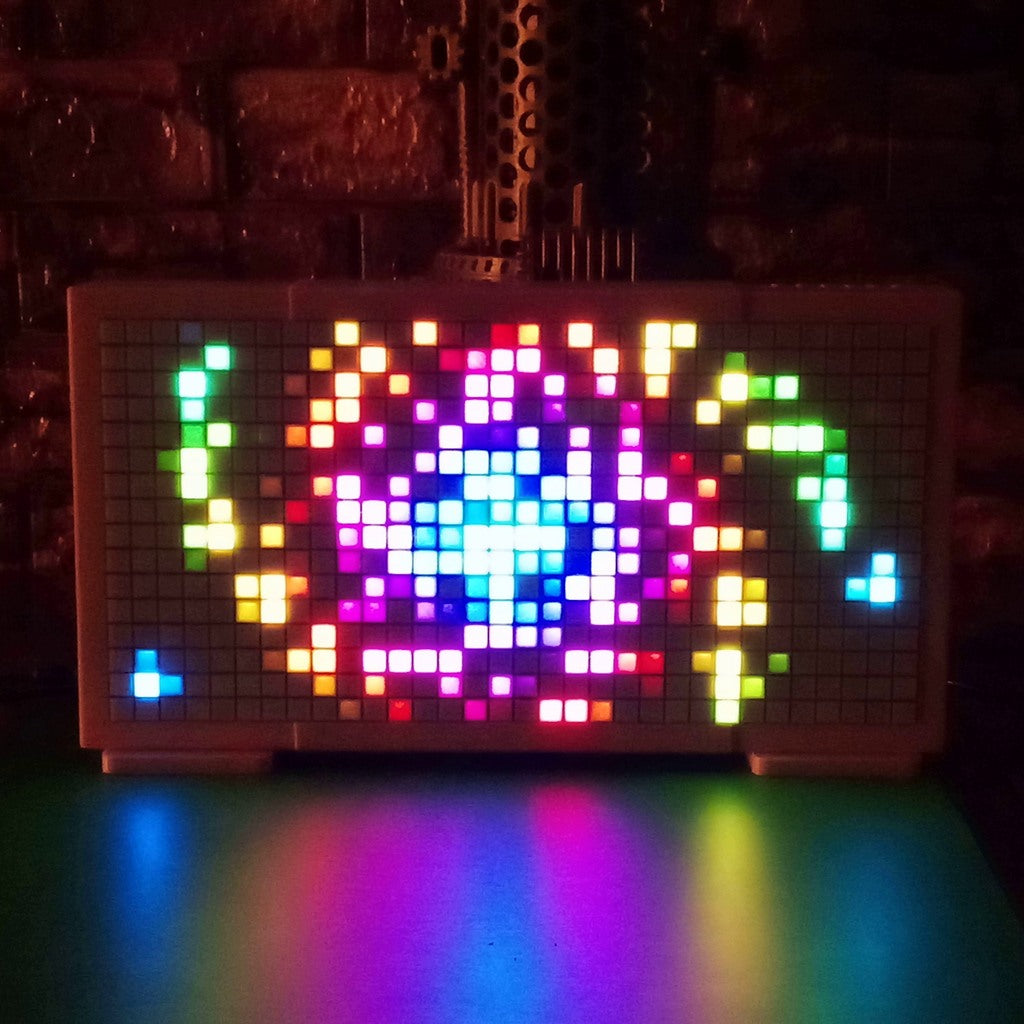 Audio Reactive LED Matrix Display | Music Sync Pixel Art Lamp, ESP32 Smart Home Decor