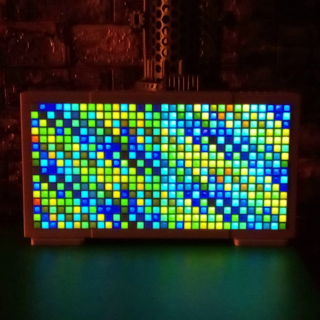 Audio Reactive LED Matrix Display | Music Sync Pixel Art Lamp, ESP32 Smart Home Decor