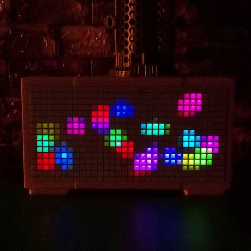 Audio Reactive LED Matrix Display | Music Sync Pixel Art Lamp, ESP32 Smart Home Decor