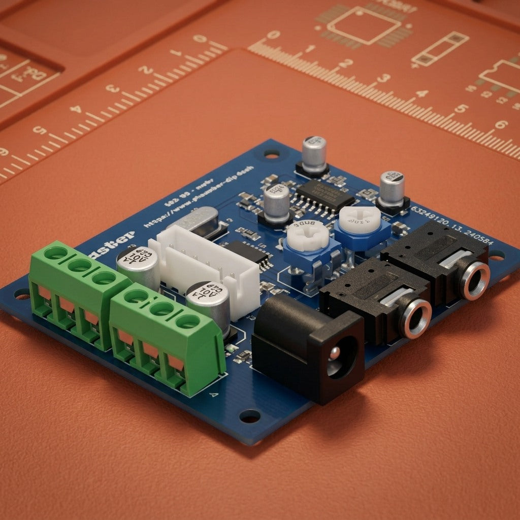 Electronic module for self-assembly of a sound level indicator