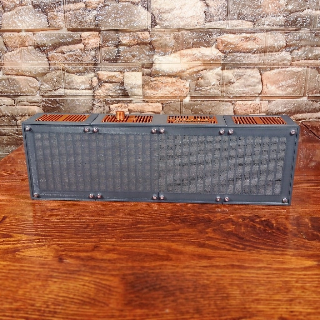 Mini LED-SV32 retro LED audio spectrum analyzer | 32-band music reactive RGB matrix 32x8