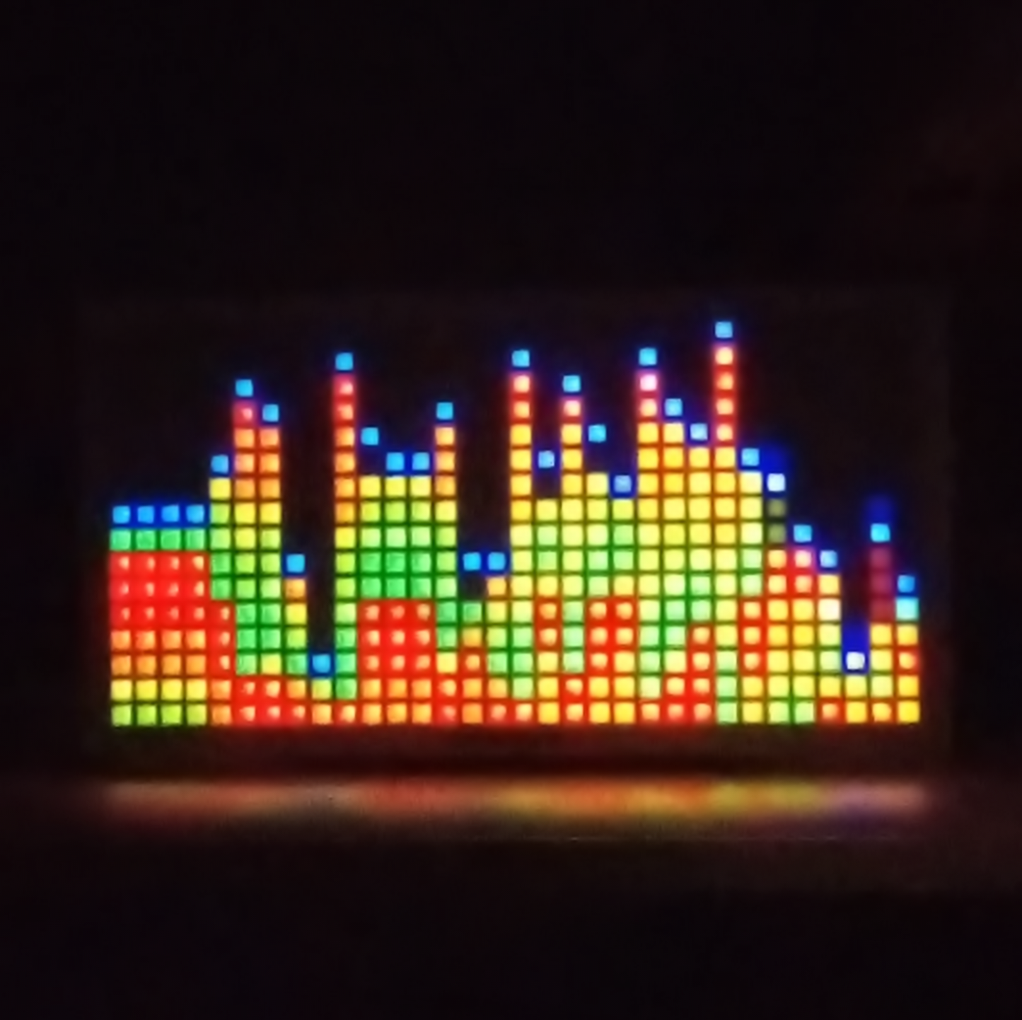 SV-32matrix: 512 LED Audio Spectrum Analyzer & Light Effect Generator