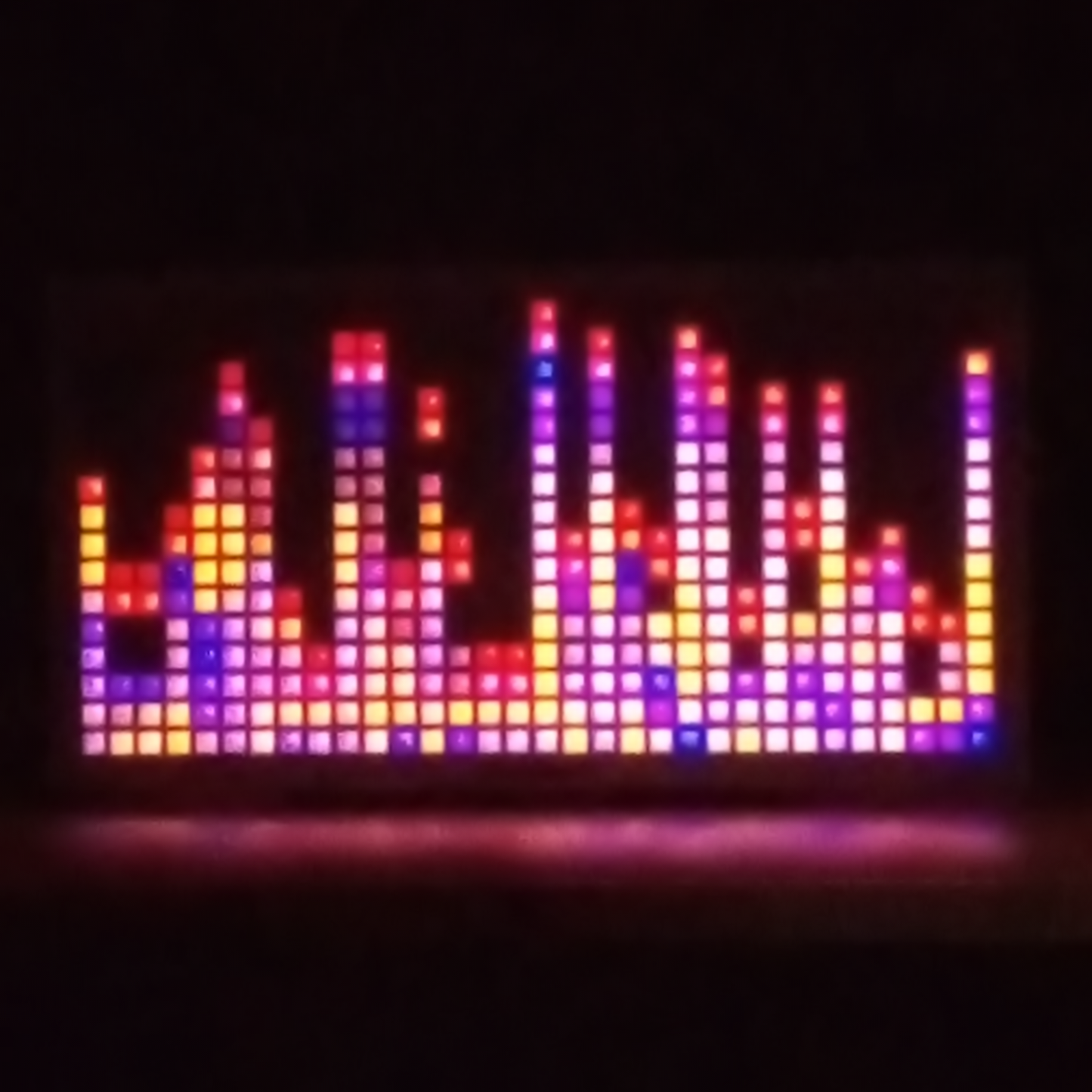 SV-32matrix: 512 LED Audio Spectrum Analyzer & Light Effect Generator