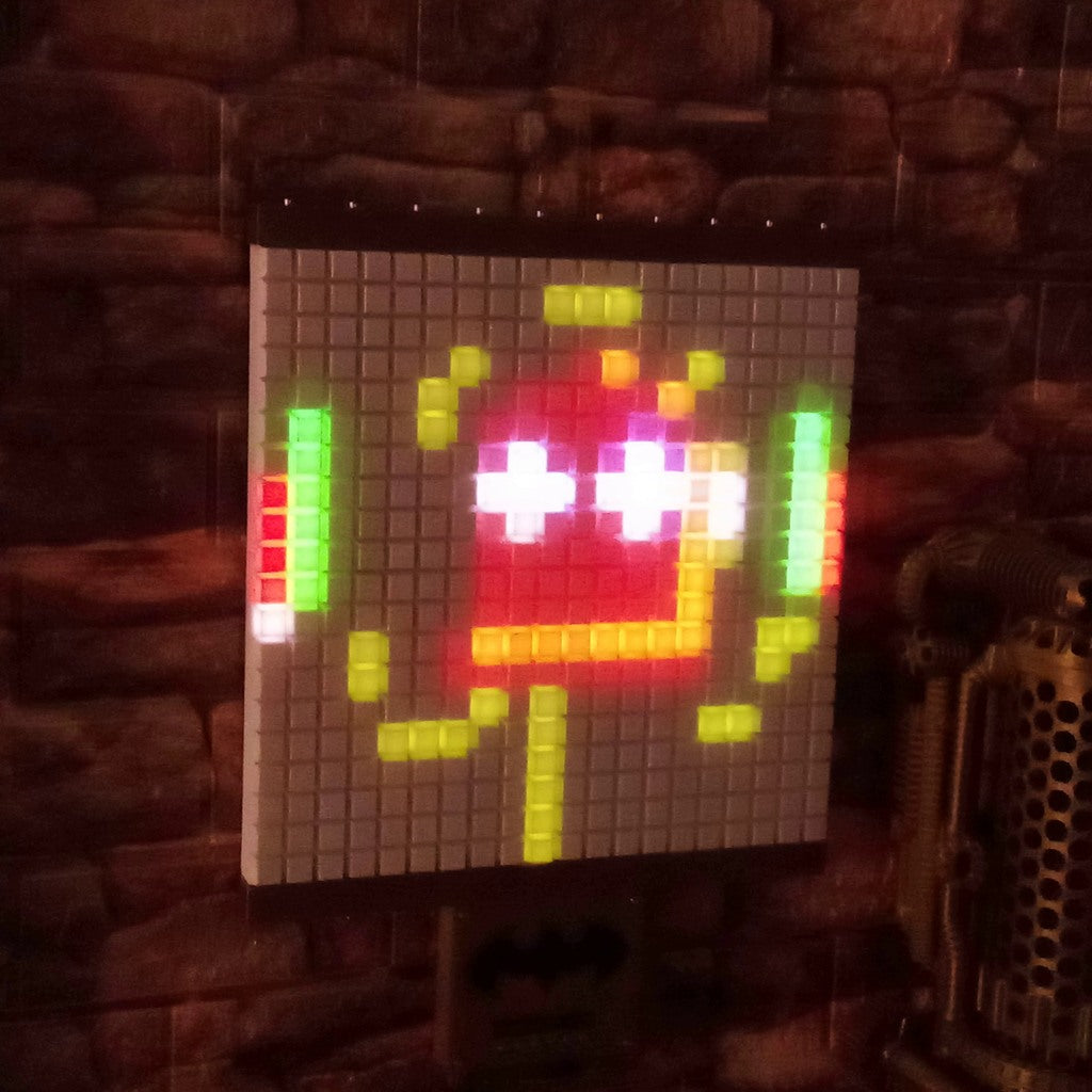 Audio-reactive 3D LED matrix "BATMAN" (20x20)