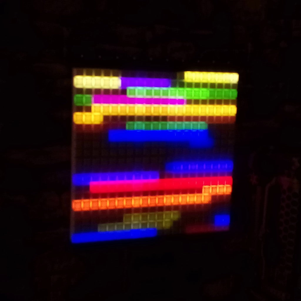 Audio-reactive 3D LED matrix "BATMAN" (20x20)