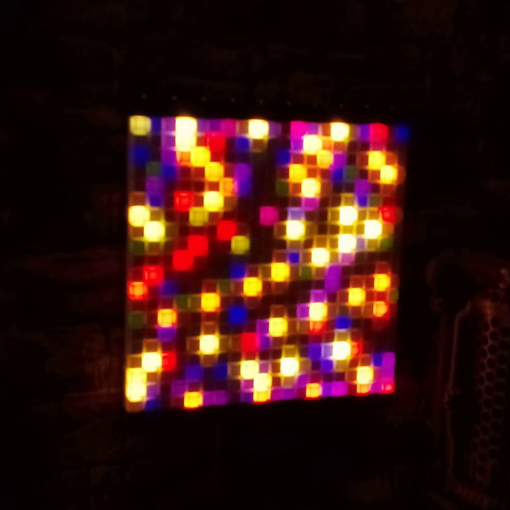 Audio-reactive 3D LED matrix "BATMAN" (20x20)