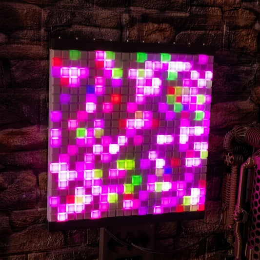 Audio-reactive 3D LED matrix "BATMAN" (20x20)