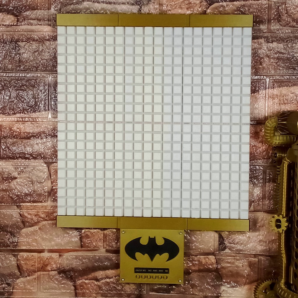 Audio-reactive 3D LED matrix "BATMAN" (20x20)