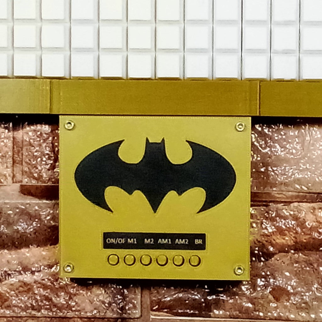 Audio-reactive 3D LED matrix "BATMAN" (20x20)