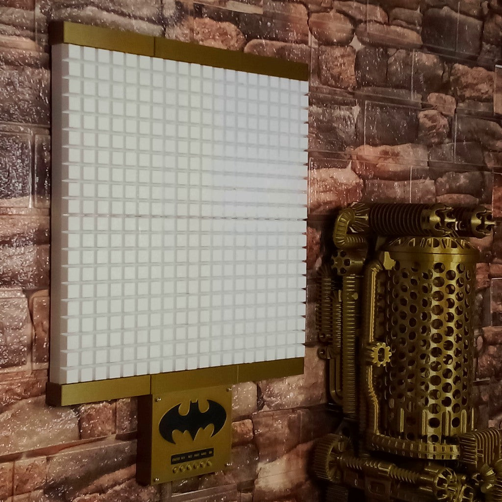 Audio-reactive 3D LED matrix "BATMAN" (20x20)