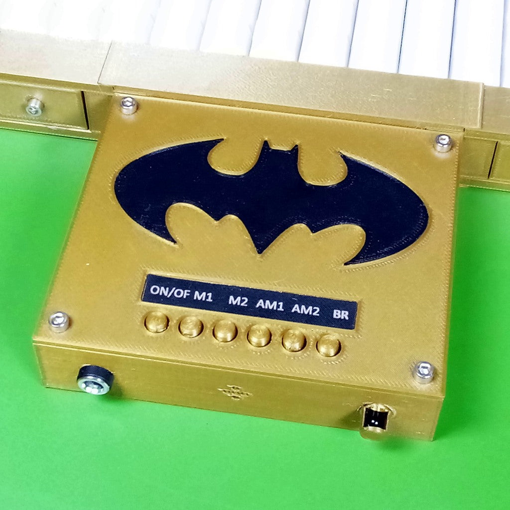 Audio-reactive 3D LED matrix "BATMAN" (20x20)
